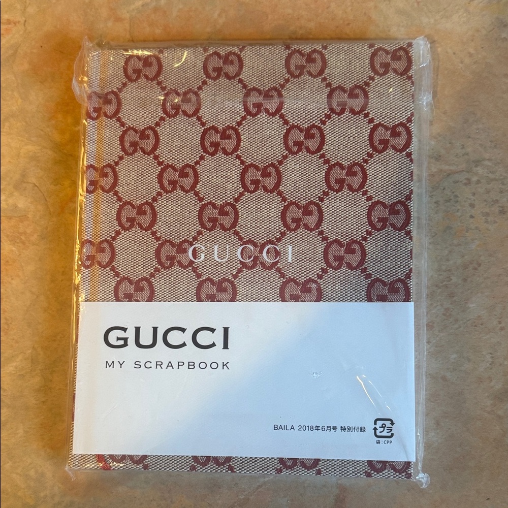 Gucci My Scrapbook with Burgundy GG Pattern